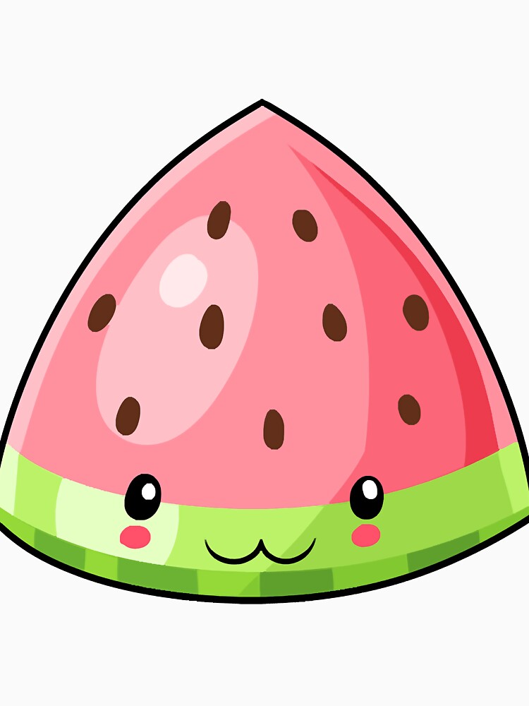 Kawaii watermelon fruit by lnguyen1647 Unisex