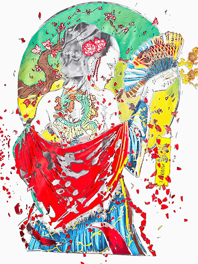 Harajuku Streetwear Japanese Geisha by shopshopGHDMAC Unisex