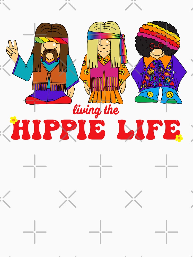 Living the Hippie Life Characters by HotHibiscus Unisex