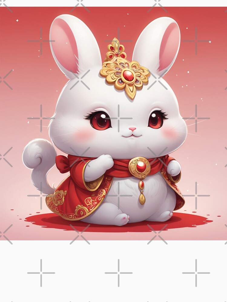 Kawaii white bunny by MerlinWear Unisex