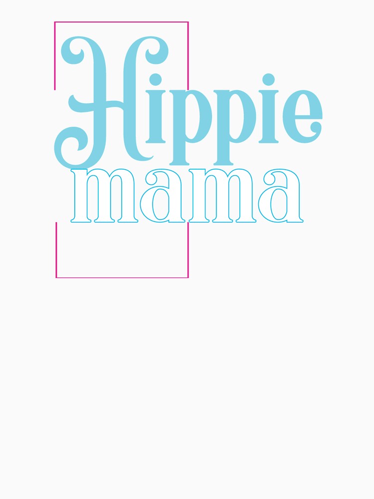 Hippie Mama Funny Mom by patroart Unisex