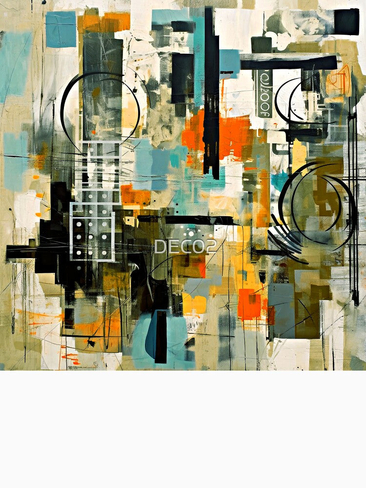 Grunge Street Art Colorful Contemporary Modern Abstract Art by DEC02 Unisex