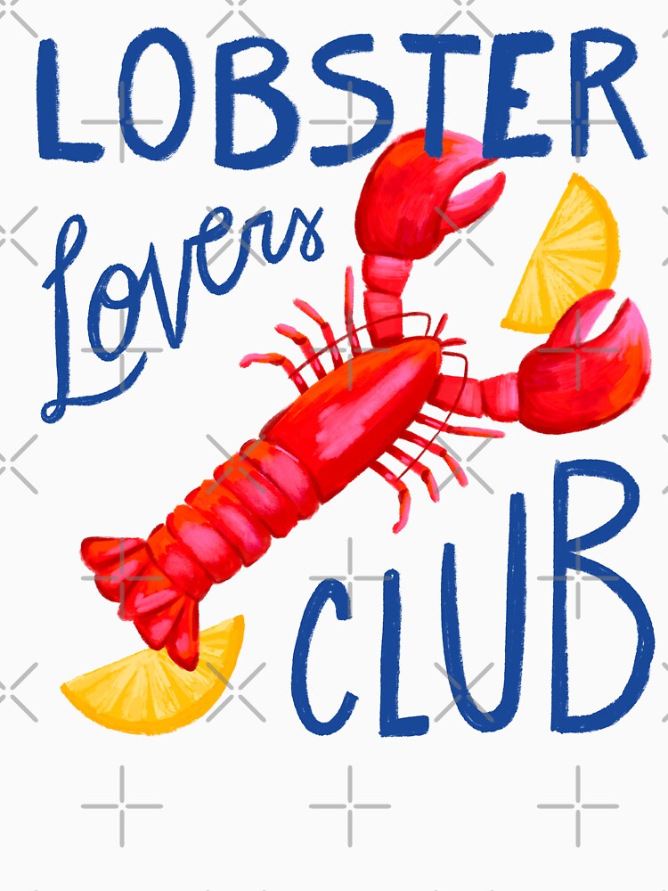 Lobster Lovers Club - Coastal Aesthetic by DafneDStudio Unisex