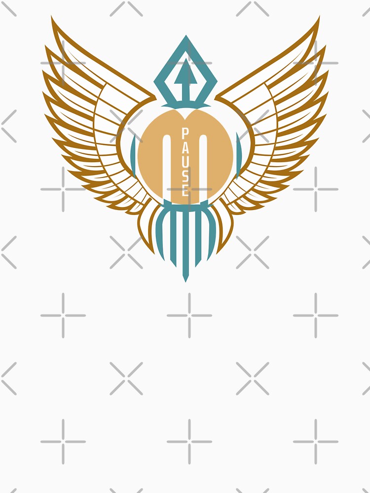 Music pause with wings new design by crevettedesign Unisex