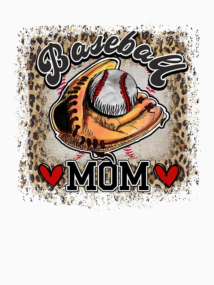 Baseball Glove Mom Sublimation, Baseball Leopard Letter Png, Baseball Png, Baseball Game Day Sublimation, Baseball Png, Baseball Leopard Png by Peerda
