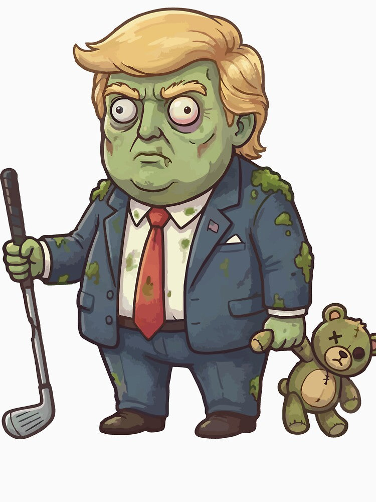 Zombie Trump Golfer: Toxic Flag by KYVA Brand