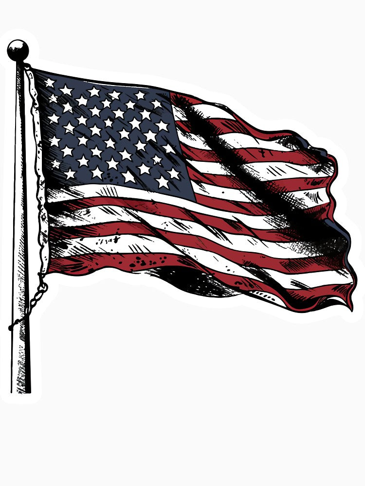 US Flag, American Flag, png, png, sticker, clipart, sublimation by MYpngShop