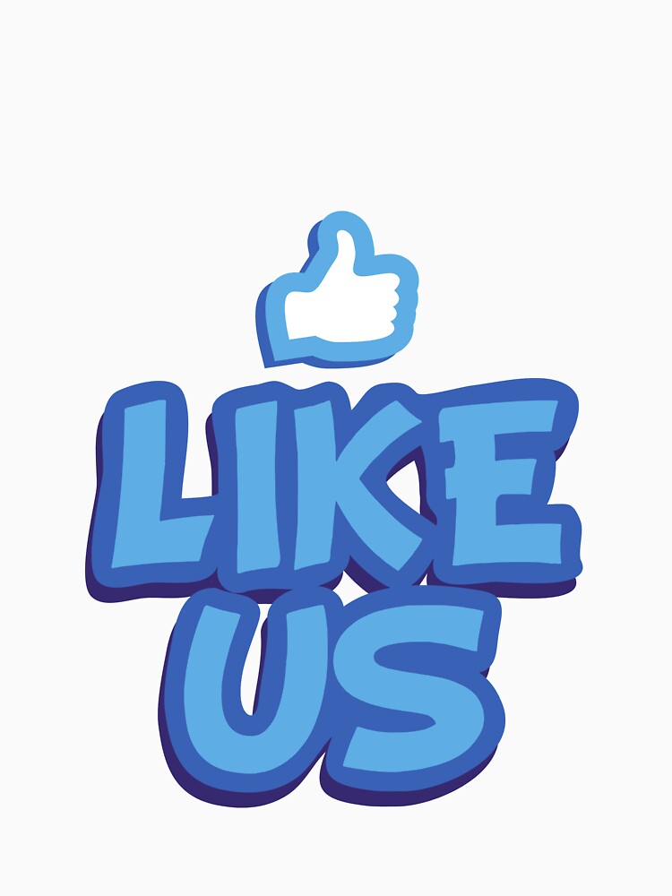 Like Us Facebook Novelty Design by popotamfriends Unisex