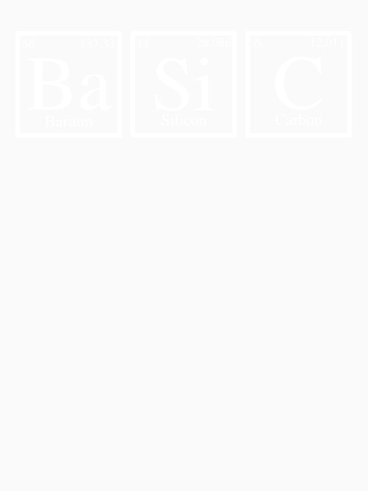 Basic, Period. by ChestJestTees Unisex