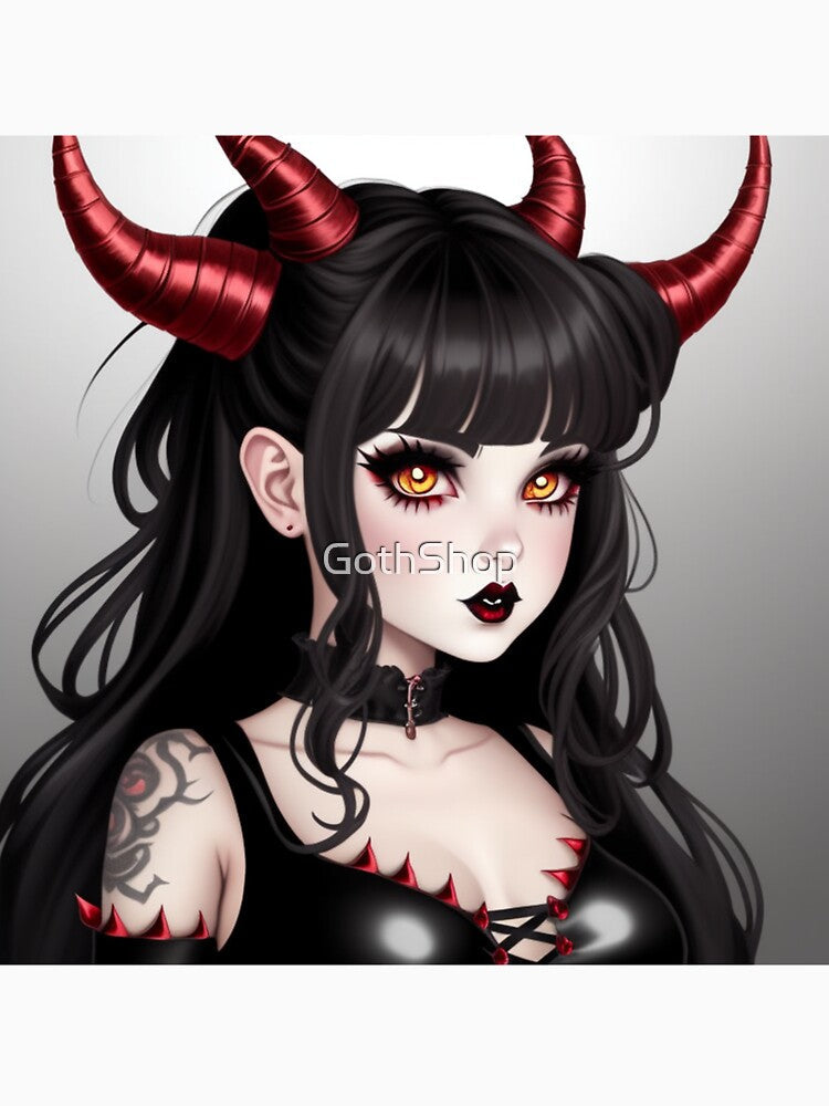 Goth Girl Cute Artwork 5 by GothShop Unisex