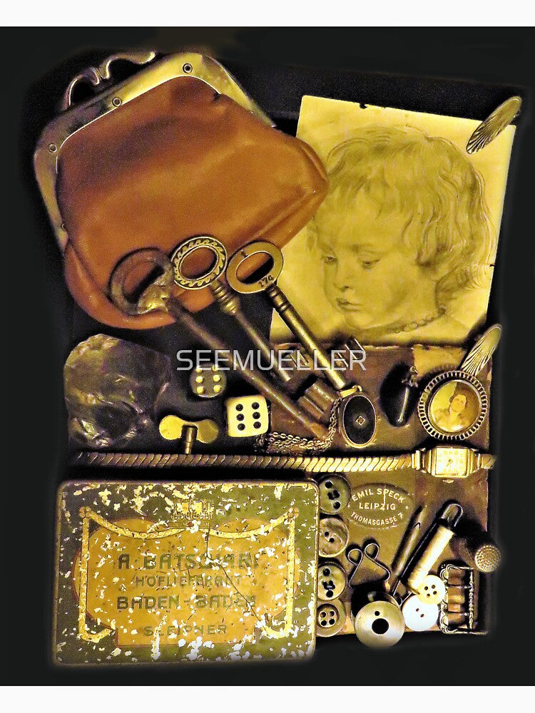 Memories, portrait, wallet, keys, dice by SEEMUELLER Unisex