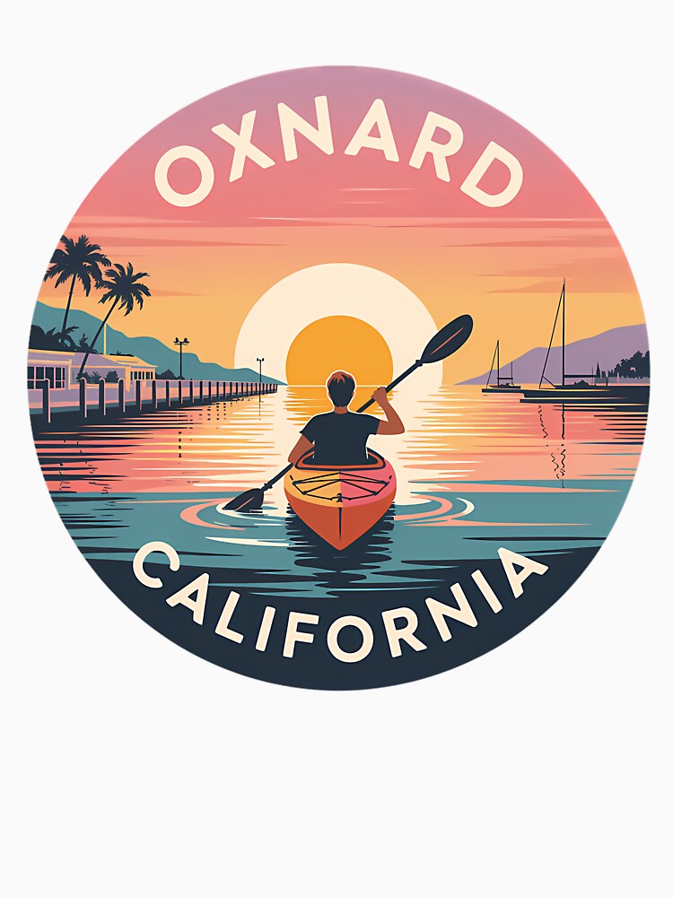 Oxnard California Kayak Sunset by Kristytryusring