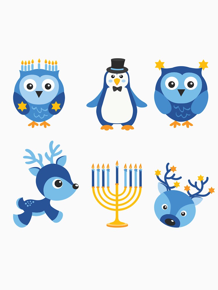 Cute Hanukkah Sticker Pack by thekosherhub