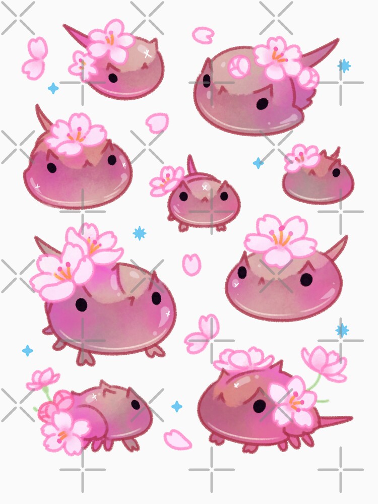 Cherry blossom horseshoe crab by pikaole Unisex