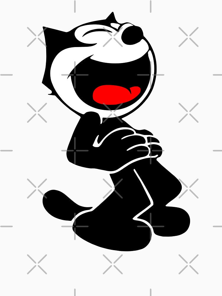 Felix The Cat Laughing by Nutserichon Unisex