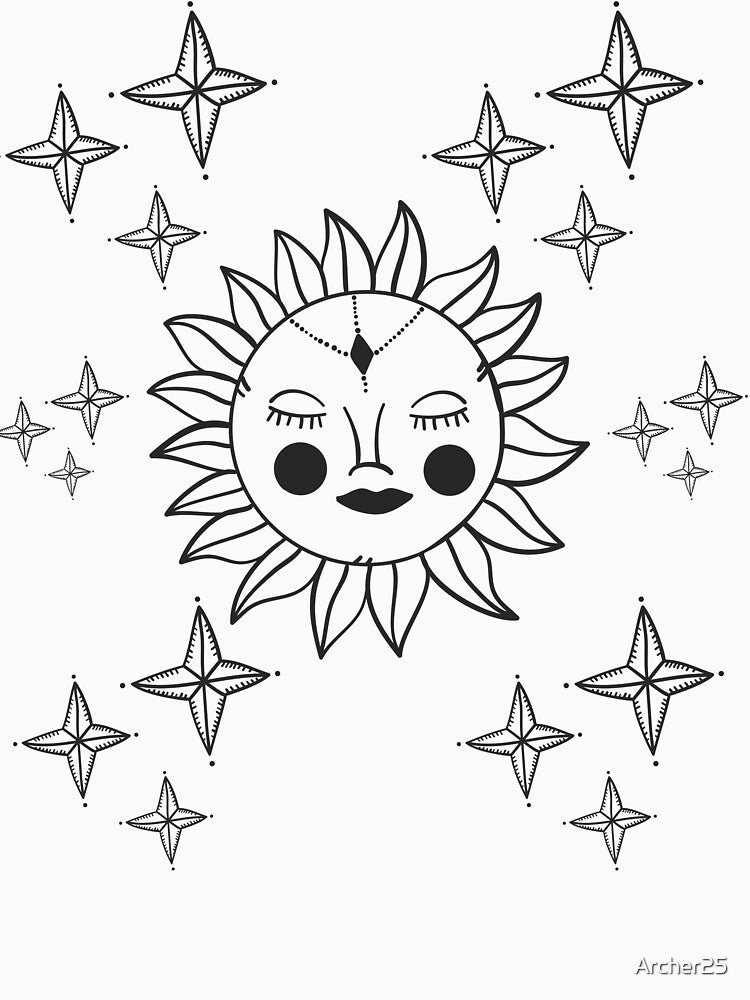 Moon-Stars Astrology Design by Archer25