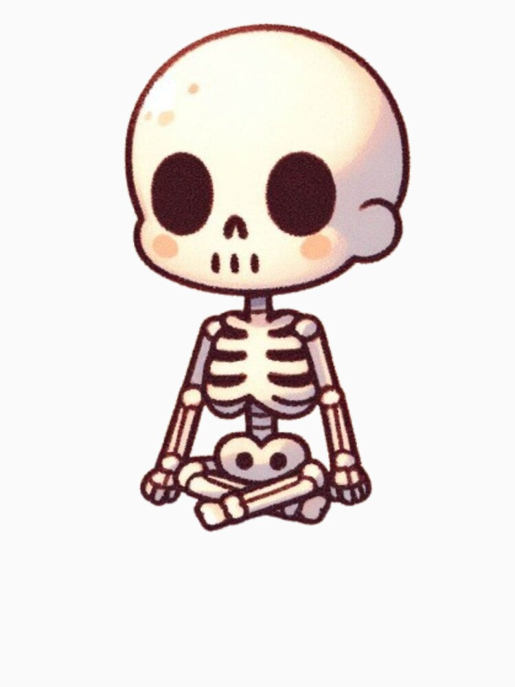 Cute Chibi Skeleton by Lastsnoww Unisex