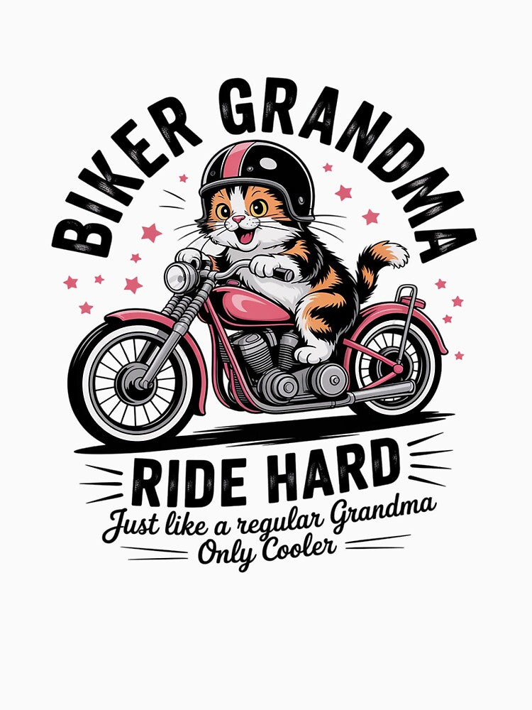 Biker Grandma Just Like a Normal But Cooler Motorcycle by JonBarnes22