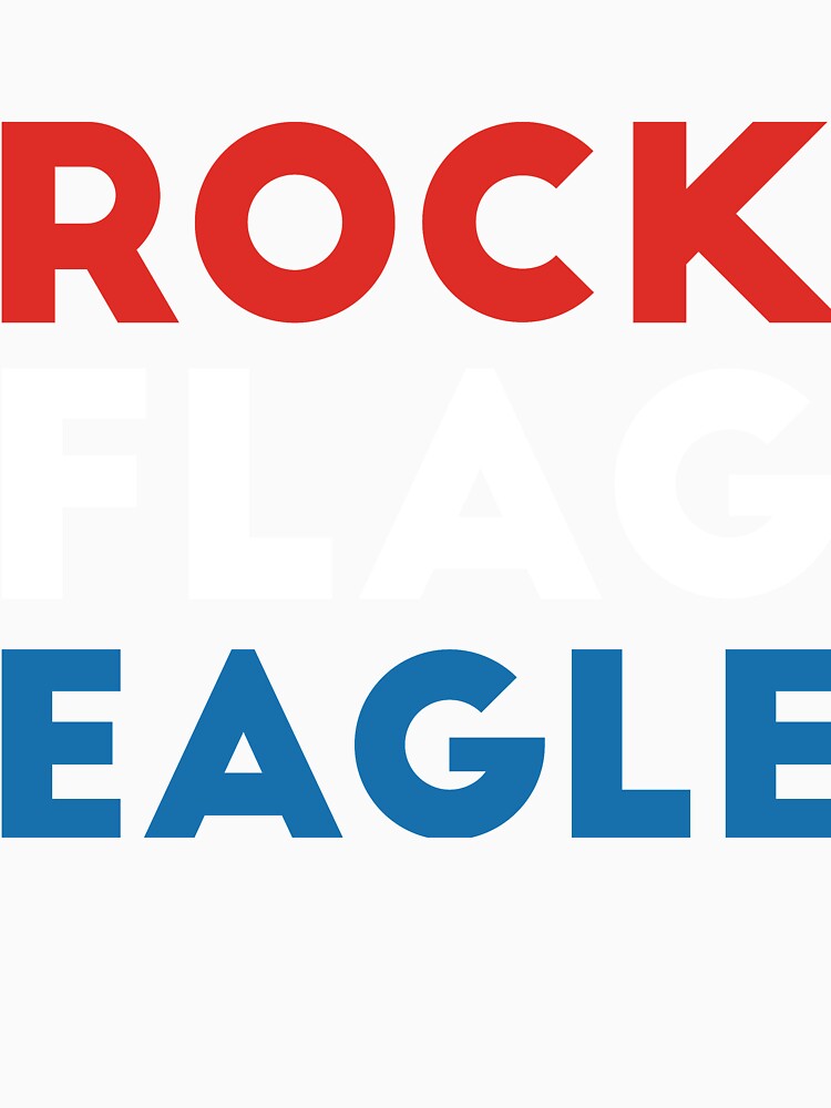 Rock Flag Eagle by RedYolk Unisex