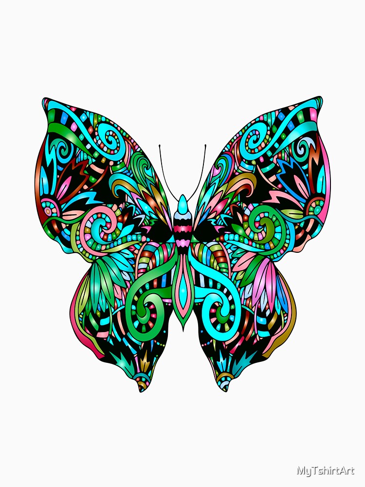 Butterfly Boho-Style by MyTshirtArt Unisex