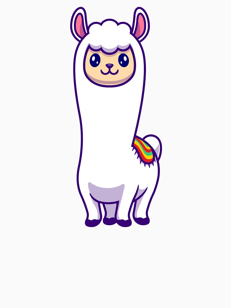 llama cartoon by zaher97 Unisex