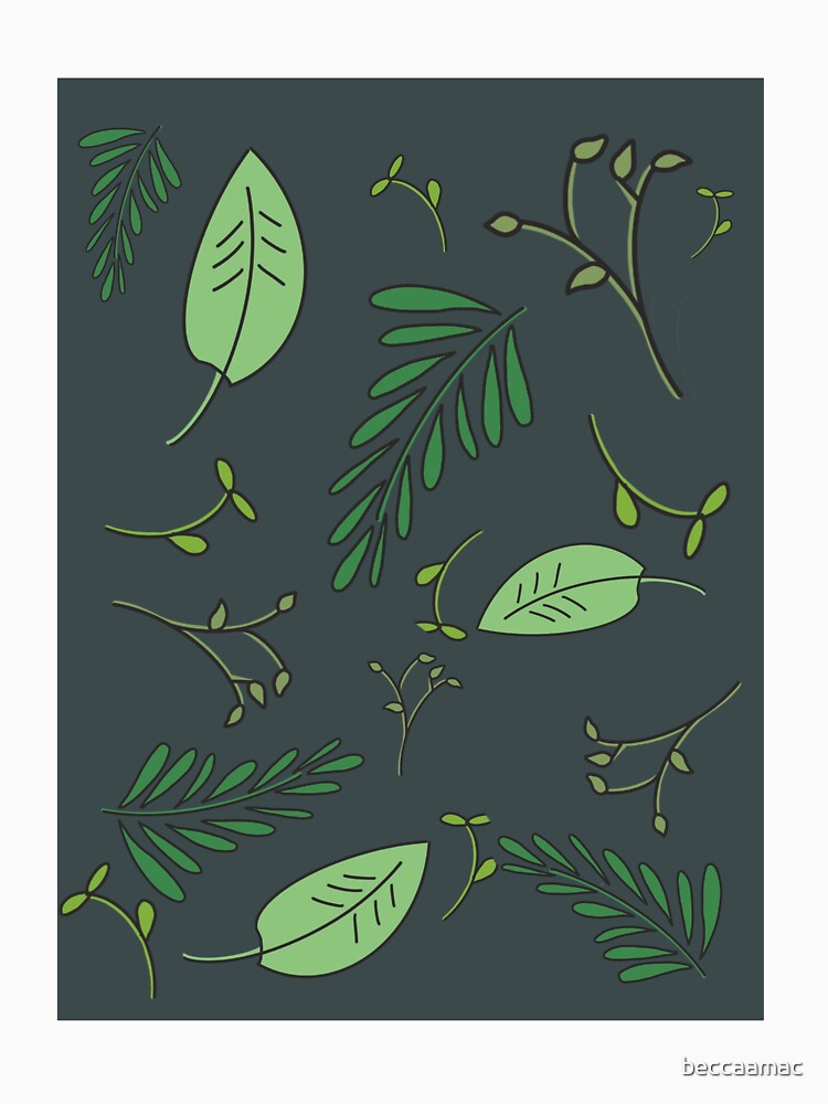 Plant Aesthetic AOP Art by beccaamac