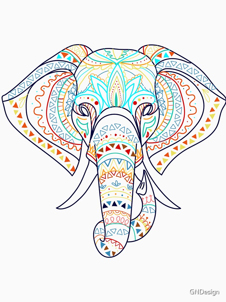Ethnic Elephant by GNDesign Unisex