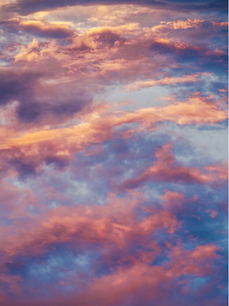 Pink & Blue Angelic Clouds by newburyboutique Unisex