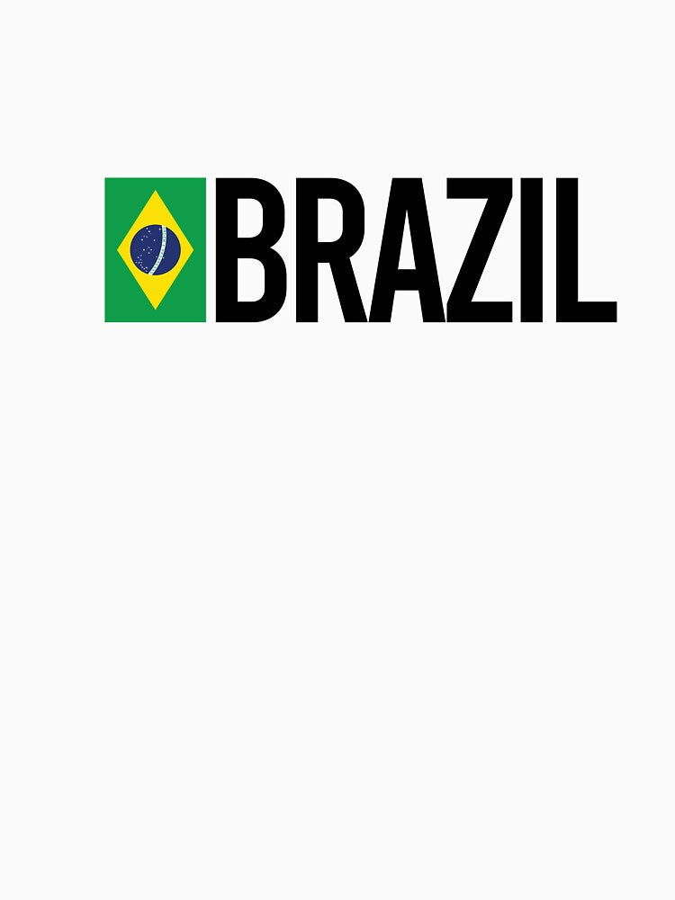 Brazil Country Flag - Minimal Design collection by randomorder Unisex