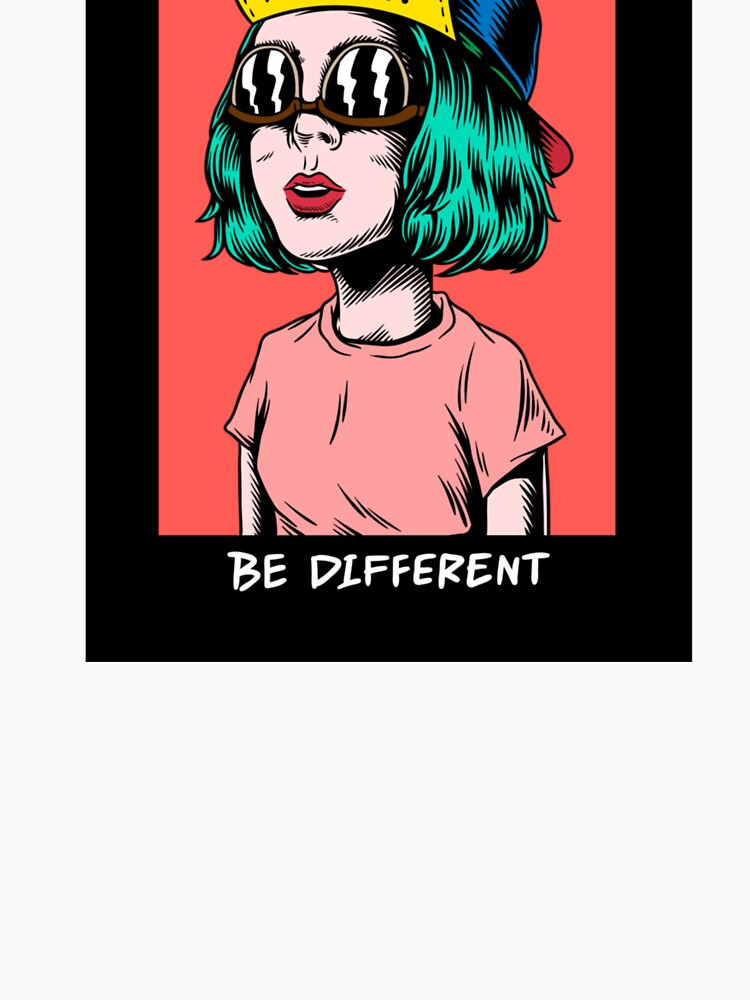 Be Different Cool Girl Premium by DemarcKassulke Unisex