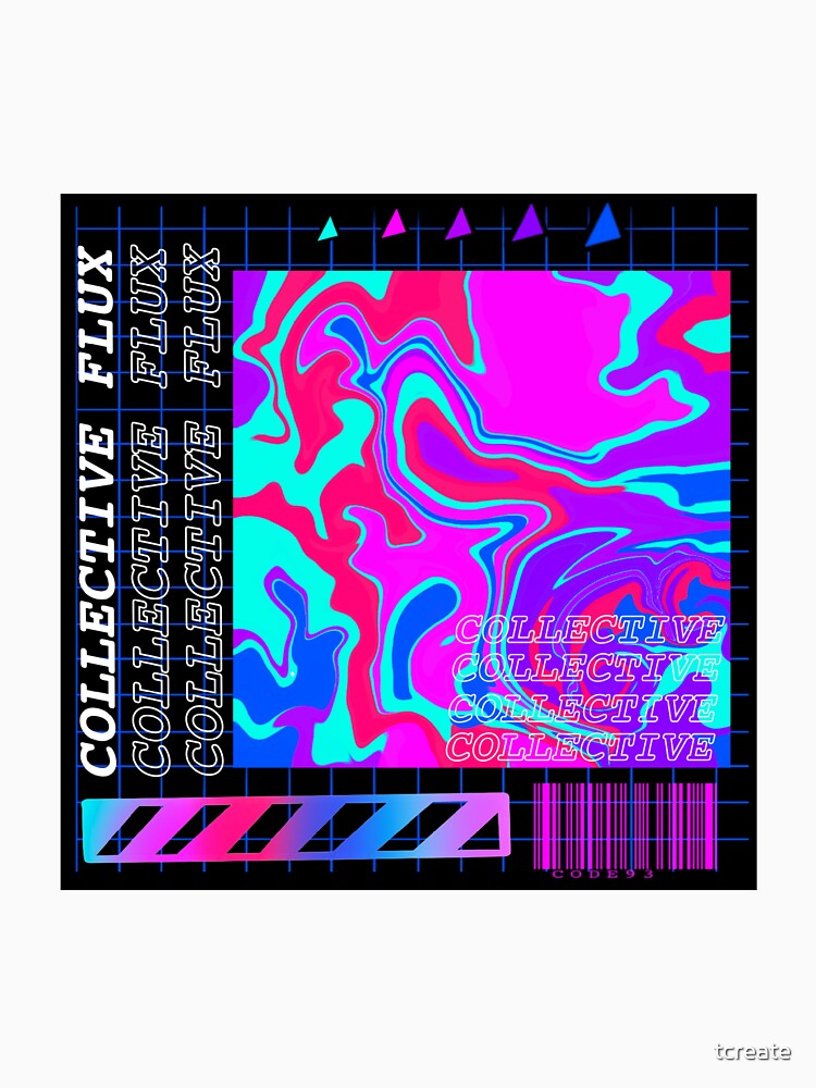 Vaporwave Streetwear "Collective Flux" by tcreate Unisex