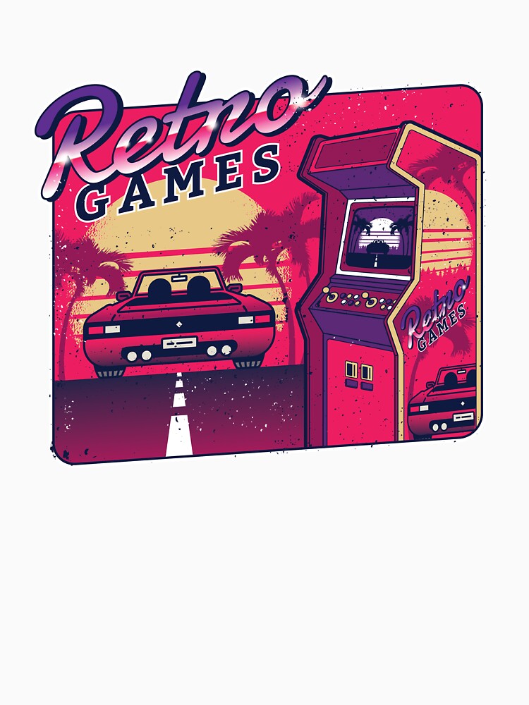 Retro Games - 80s Gaming Nostalgia by AaaleXX Unisex