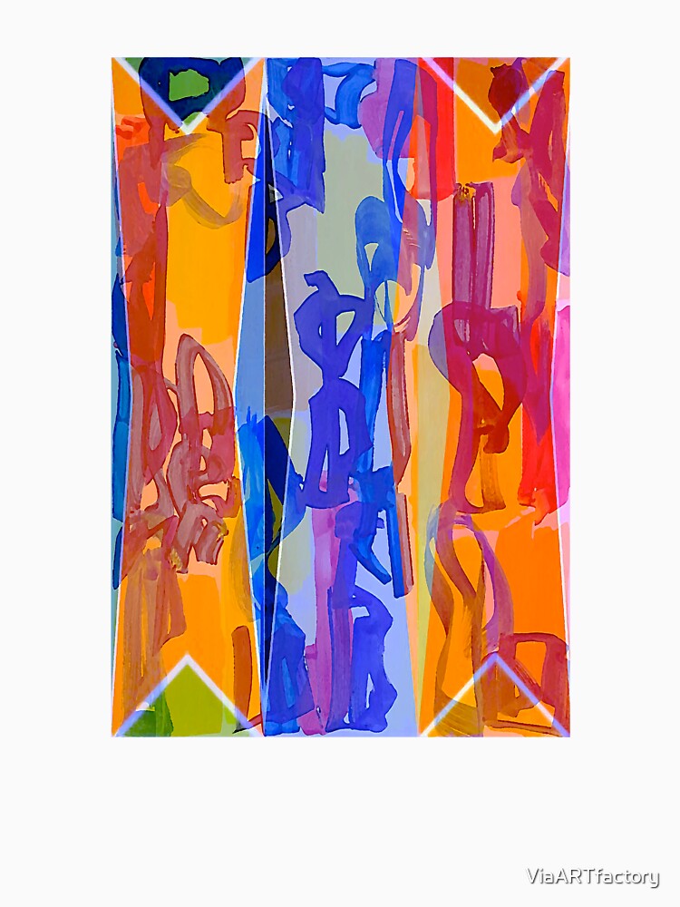 Colorful Brush Strokes by ViaARTfactory Unisex