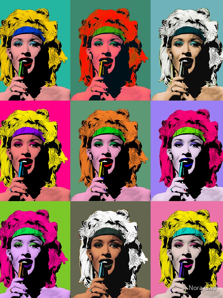 Custom Pop art portrait 9 colors by Nora Gad Unisex