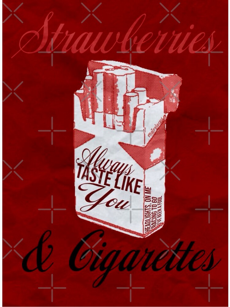 Strawberries & Cigarettes Aesthetic Pack by Adronia Unisex