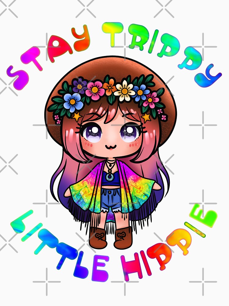 Stay Trippy Little Hippie by Art by Morgan Campillo Unisex