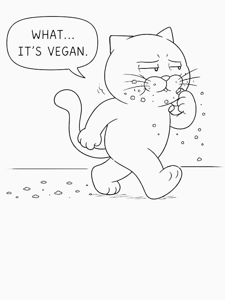 Naughty Kitty - "What... It's Vegan" by Naughty Kitty HQ Unisex