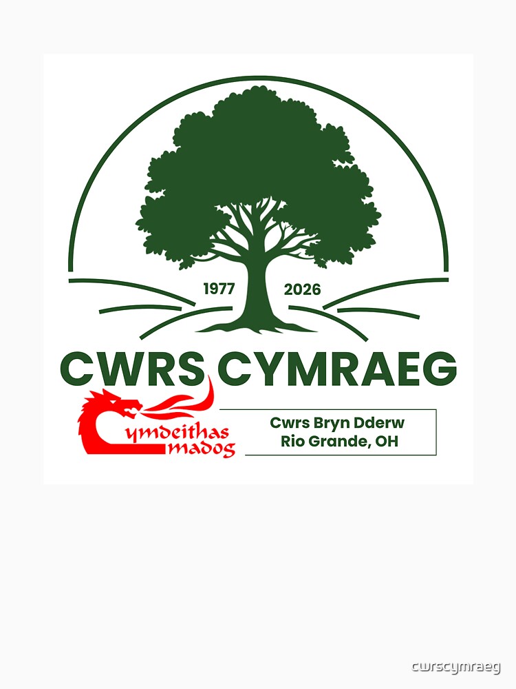 Cwrs Cymraeg Bryn Dderw, Summer Welsh Course Rio Grande, Ohio by cwrscymraeg Unisex