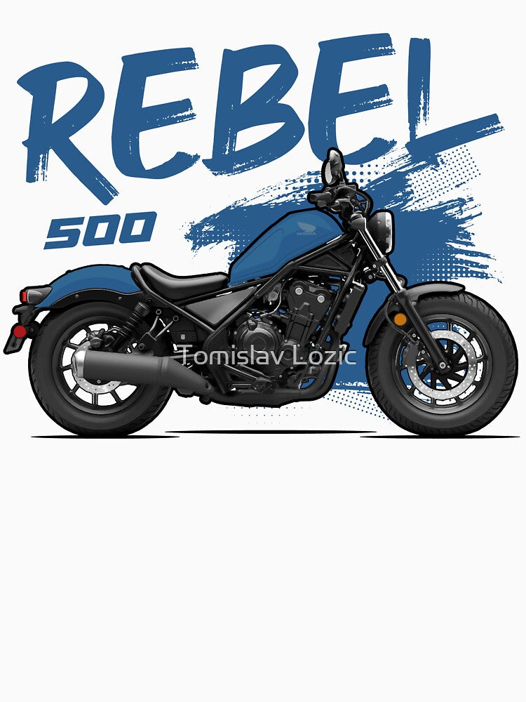 Rebel 500 - Blue by Tomislav Lozić Unisex