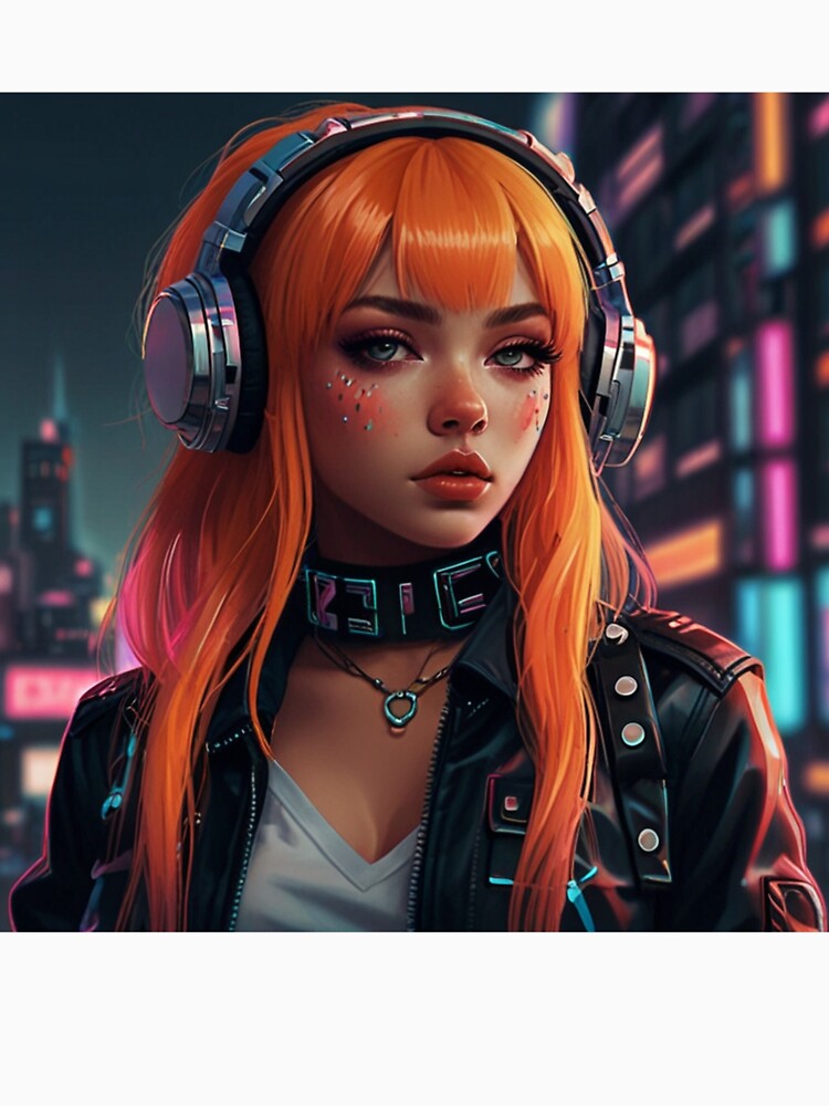 Decora Kawaii Cyber Aesthetic Art | Shattered Techwear Anime Design by Joy-boy-op Unisex