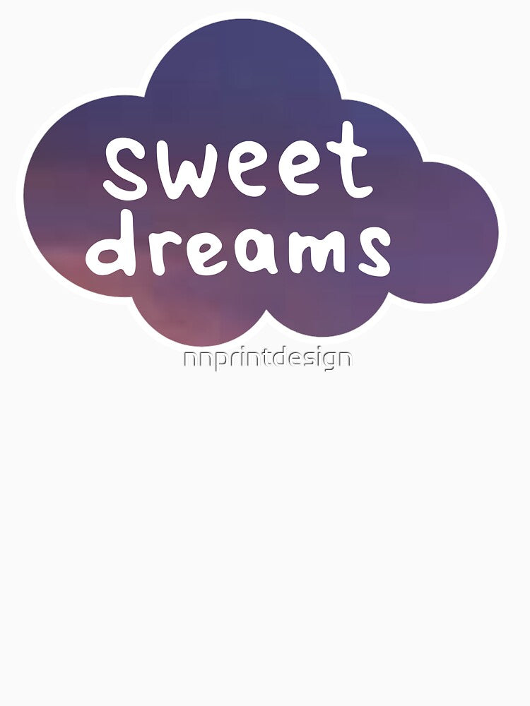 Sweet Dreams Purple Clouds Evening Sky by nnprintdesign Unisex
