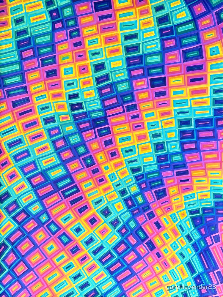 Digital Oil Spill by garenlavender23 Unisex