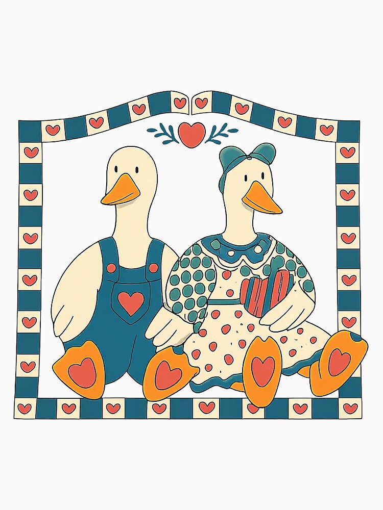 Country Farmhouse Duck, thrifted geese by SheriPeroni