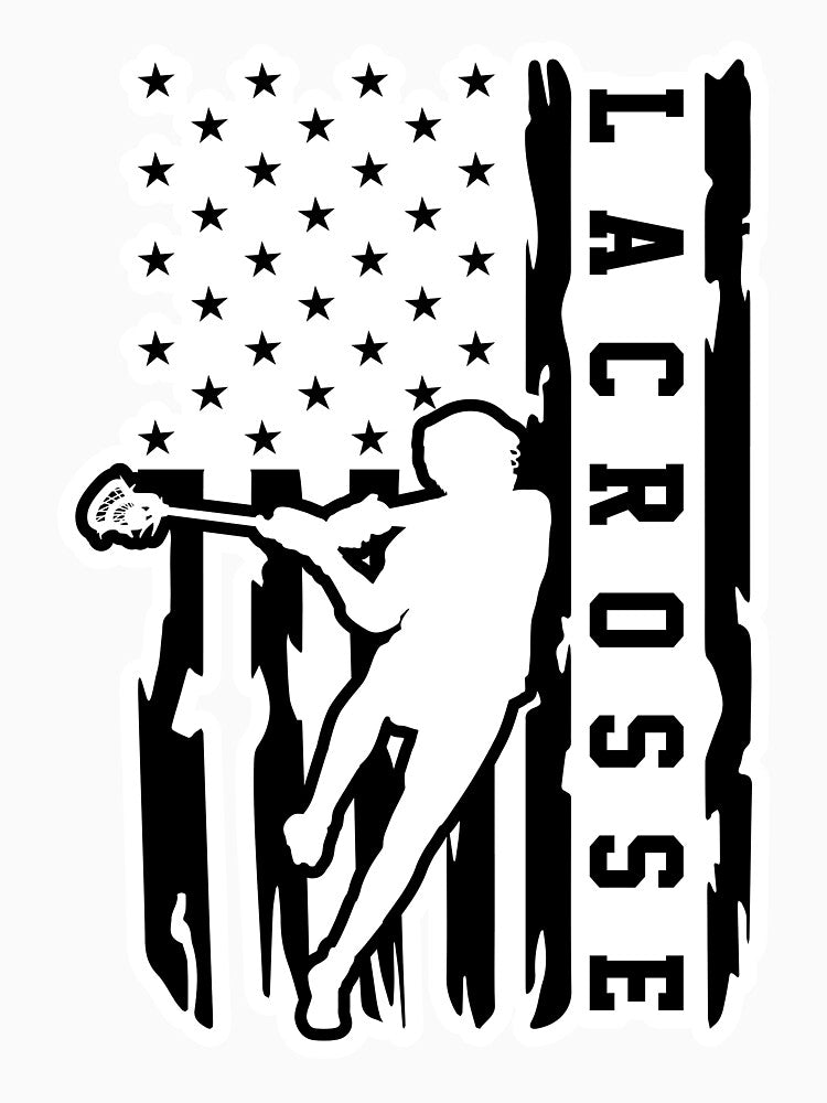 Lacrosse US Flag # 2 by MYpngShop