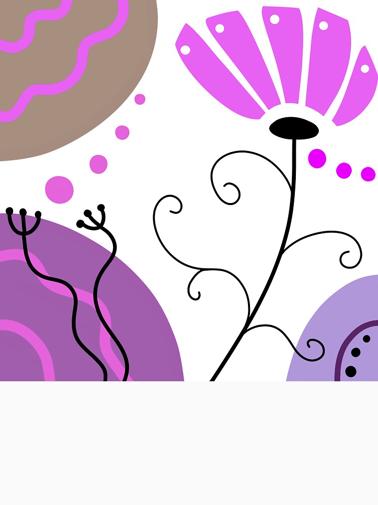 Whimsical Purple Boho Minimalism by Sartoris Art Unisex