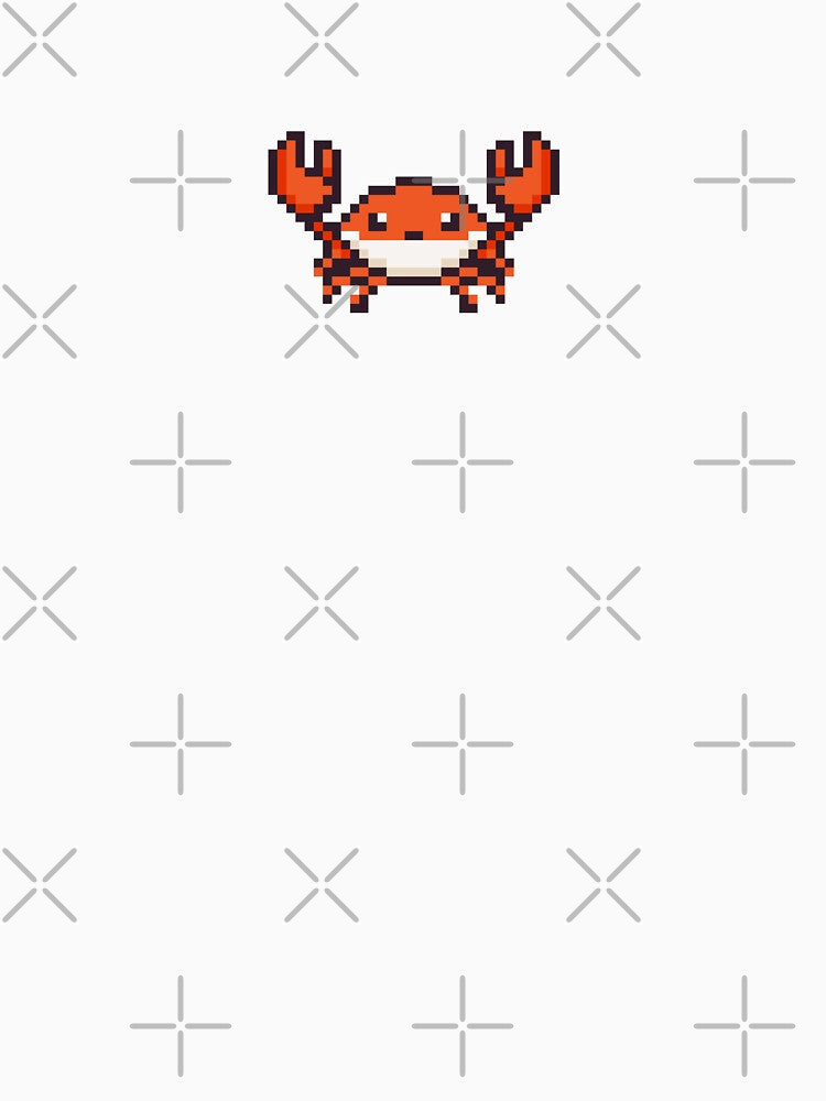 Pixel Art Crab by uxcomshop Unisex