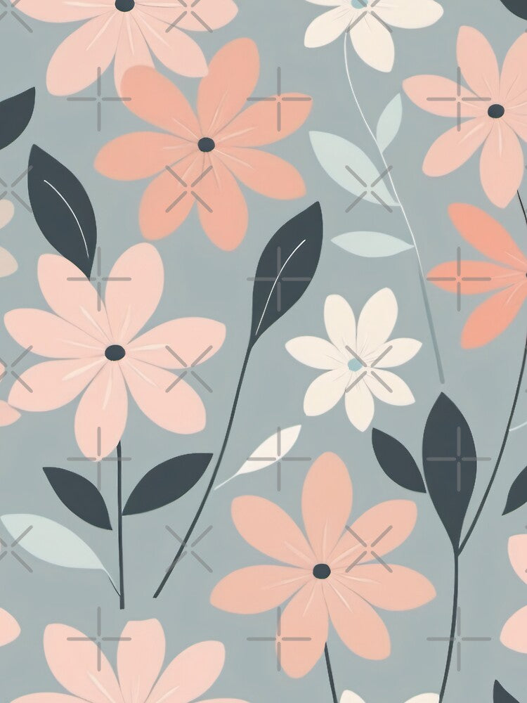 Minimalist Modern Floral Pattern by SeamPix Unisex