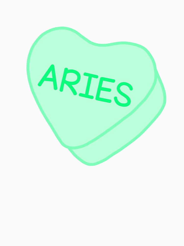 Aries Green Candy Heart Sweet Heart Cute by SlimyFish