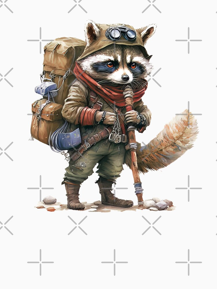 Anthropomorphic Raccoon by MasartDesigns