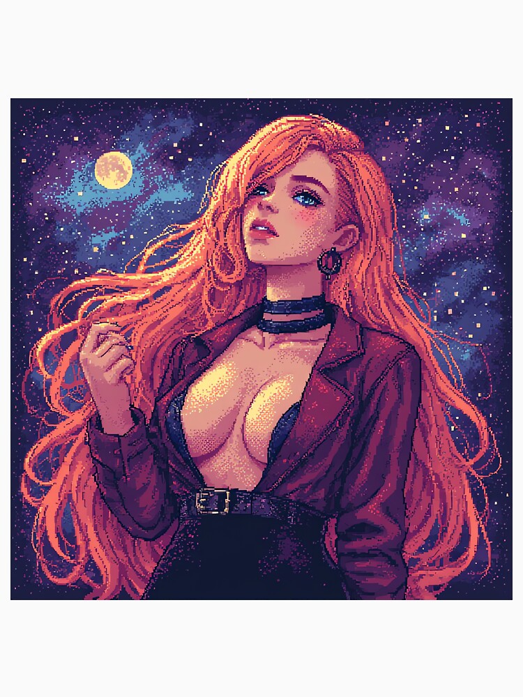 Retro Sexy Red hair Woman by jimcaza Unisex